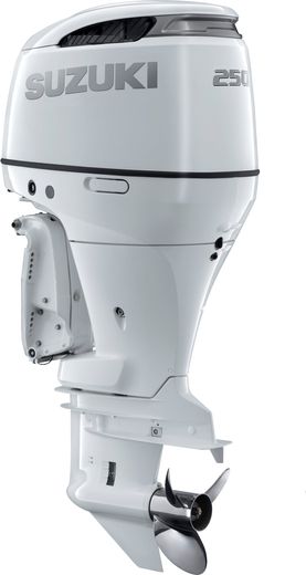 Мотор лодочный Suzuki DF250TX CAN, белый