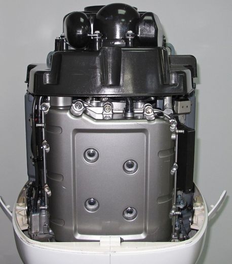 Мотор лодочный Suzuki DF350ATX белый, б/у