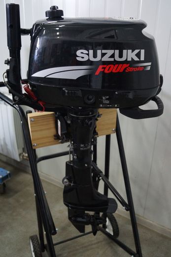 Мотор лодочный Suzuki DF4S, б/у (Хабаровск)