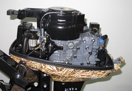 Мотор лодочный Suzuki DT15AS, камыш, б/у