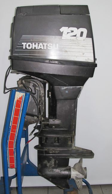 Мотор лодочный Tohatsu M120A, б/у