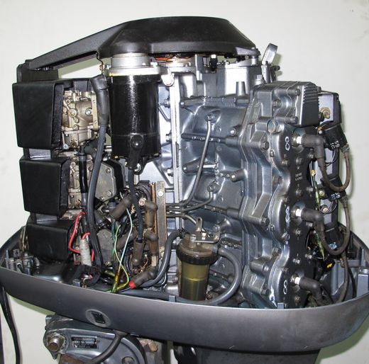 Мотор лодочный Yamaha 200, б/у