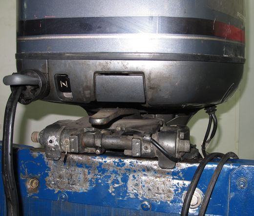 Мотор лодочный Yamaha 225, б/у