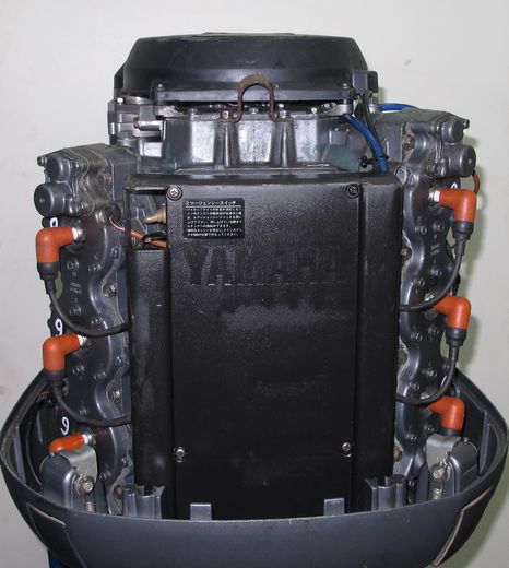 Мотор лодочный Yamaha 225, б/у