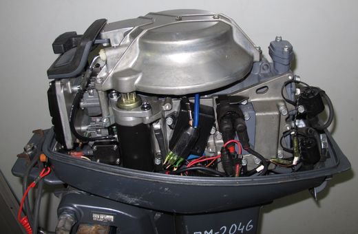 Мотор лодочный Yamaha 25, б/у