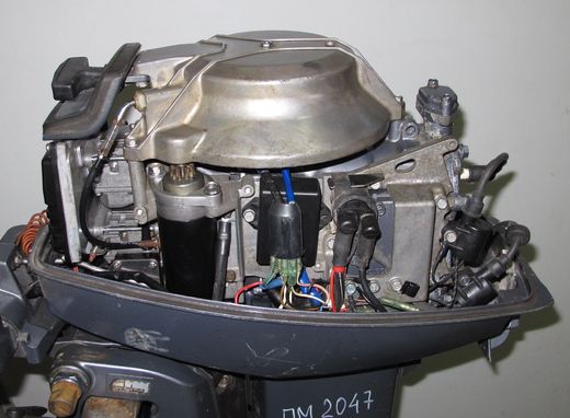 Мотор лодочный Yamaha 25, б/у