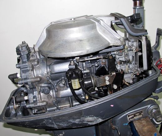 Мотор лодочный Yamaha 25NMH, б/у