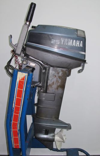 Мотор лодочный Yamaha 25NEM, б/у