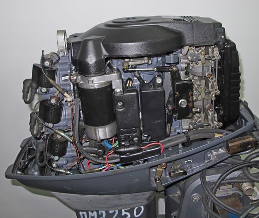 Мотор лодочный Yamaha 30DE, б/у