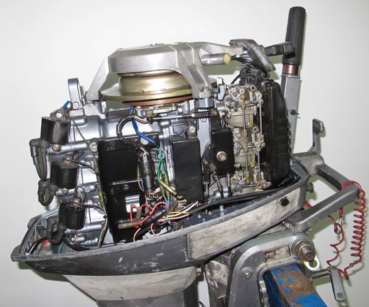Мотор лодочный Yamaha 30DM, б/у