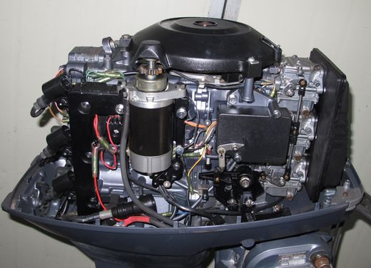 Мотор лодочный Yamaha 40, б/у