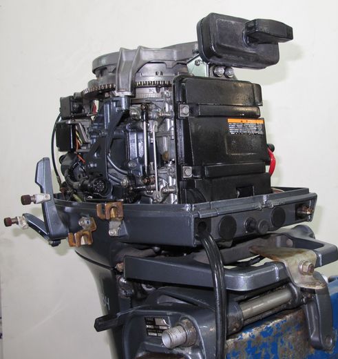 Мотор лодочный Yamaha 40 QWP, б/у