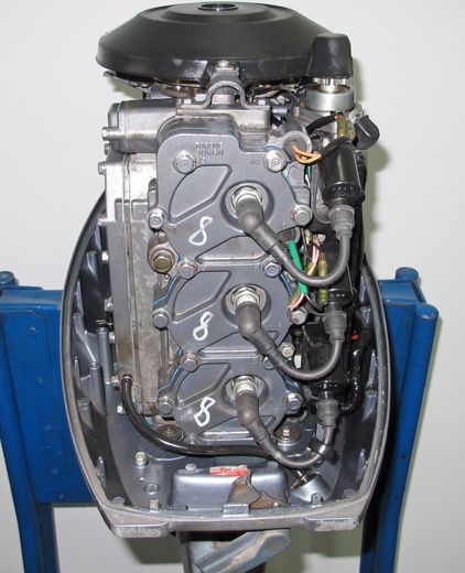 Мотор лодочный Yamaha 40HEO, б/у