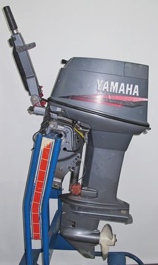Мотор лодочный Yamaha 40VHMHO, б/у