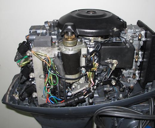 Мотор лодочный Yamaha 50, б/у