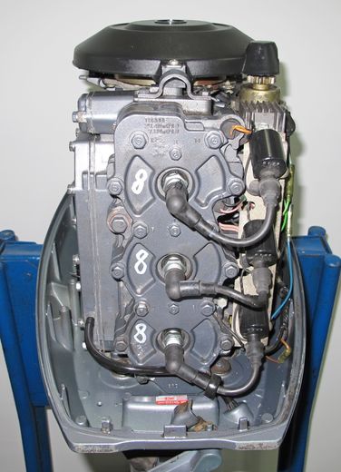 Мотор лодочный Yamaha 50HETO, б/у