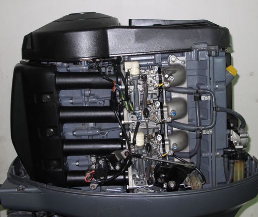 Мотор лодочный Yamaha F80AET, б/у