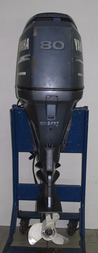 Мотор лодочный Yamaha F80AET, б/у