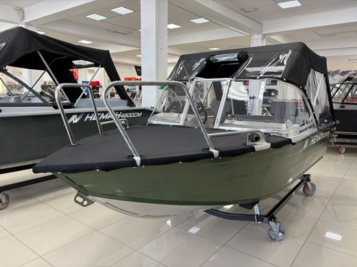 Моторная лодка, Неман 400 DCM NEW, зелёная