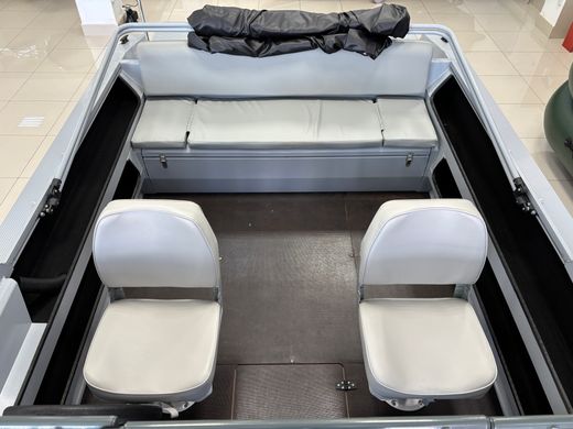 Моторная лодка, Неман 480 DCM FISH, св.серый-серый с Suzuki DF50ATL