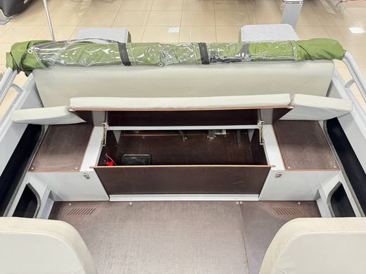 Моторная лодка, Неман 500 DC, серо-зелёная