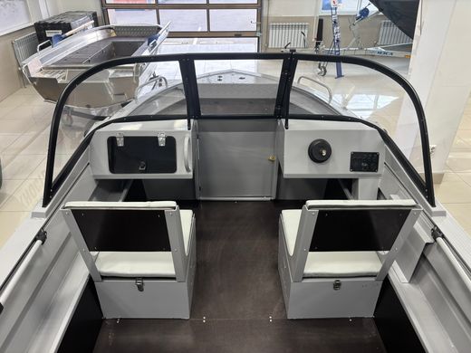 Моторная лодка, Тактика 430 DC (Comfort), серый с Marine Rocket MR25FFES