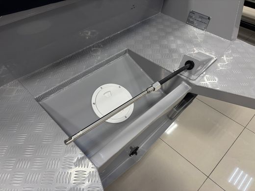 Моторная лодка, Тактика 430 DC (Comfort), серый с Marine Rocket MR25FFES