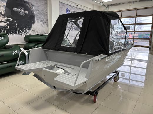 Моторная лодка, Тактика 430 DC (Comfort), серый с Marine Rocket MR40FFES-T