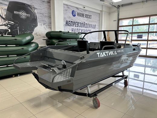 Моторная лодка, Тактика 430 DC, графит с Marine Rocket MR25FFES