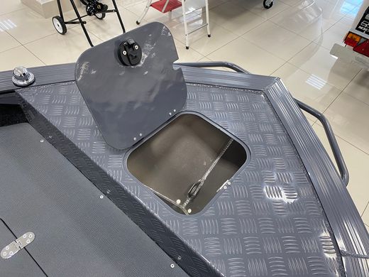 Моторная лодка, Тактика 430Р (fish), графит c Marine Rocket MR40FHS