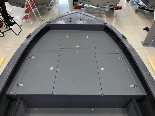 Моторная лодка, Тактика 430Р (fish), графит c Marine Rocket MR9.9PRO