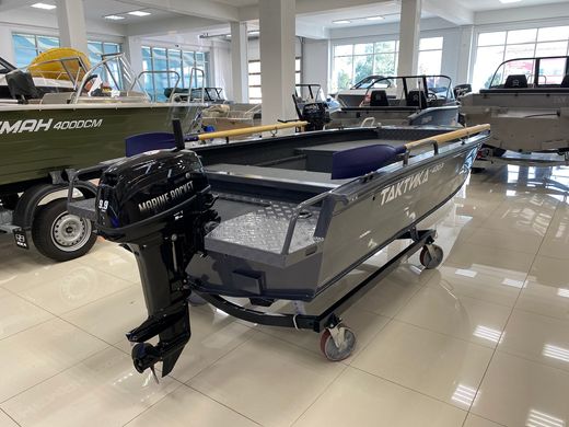 Моторная лодка, Тактика 430Р (fish), графит c Marine Rocket MR9.9PRO