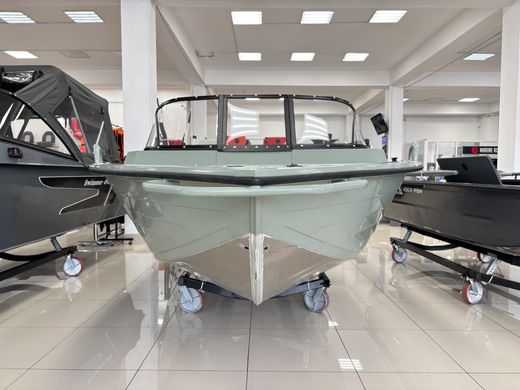 Моторная лодка, Тактика 460 DC (Comfort), хаки с Suzuki DF60ATL