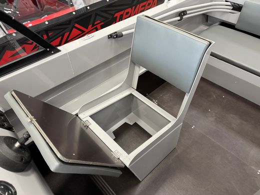 Моторная лодка, Тактика 460, серый с Suzuki DF50ATL