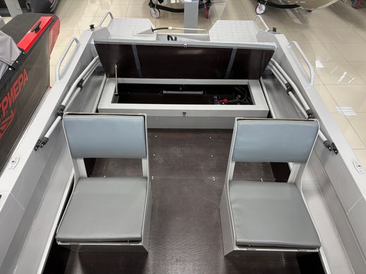 Моторная лодка, Тактика 460, серый