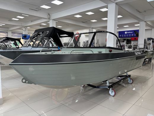 Моторная лодка, Тактика 490, хаки с Suzuki DF50ATL