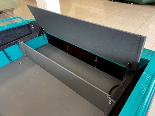 Моторная лодка, Триера 420 румпель, бирюзовый с Marine Rocket MRBF9.9HS PRO