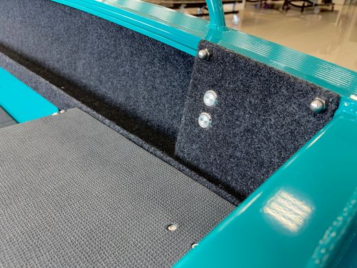 Моторная лодка, Триера 420 румпель, бирюзовый