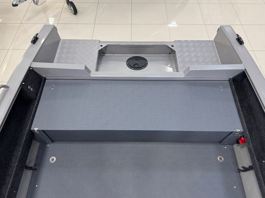 Моторная лодка, Триера 420 румпель, серый c Suzuki DF9.9BS+ (Super Forced)