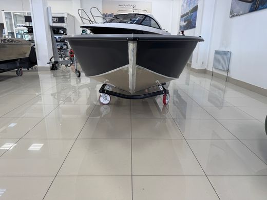 Моторная лодка, Триера 420 румпель, серый c Suzuki DF9.9BS+ (Super Forced)