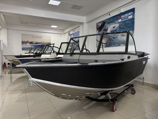 Моторная лодка, Триера 460 BR_new, серый с Suzuki DF50ATL