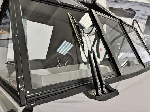 Моторная лодка, Триера 460 BR_new, серый с Suzuki DF50ATL