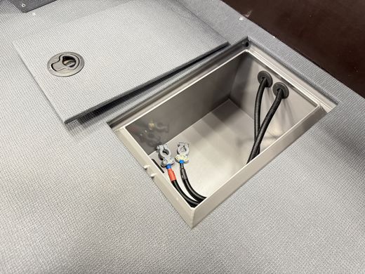 Моторная лодка, Триера 460 BR_new, серый (тент ходовой, стояночный, транспортировочный)