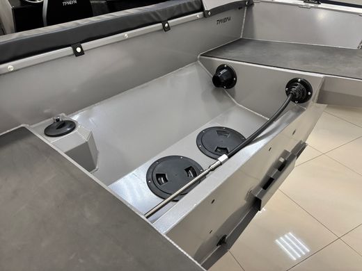 Моторная лодка, Триера 460 BR_new, серый