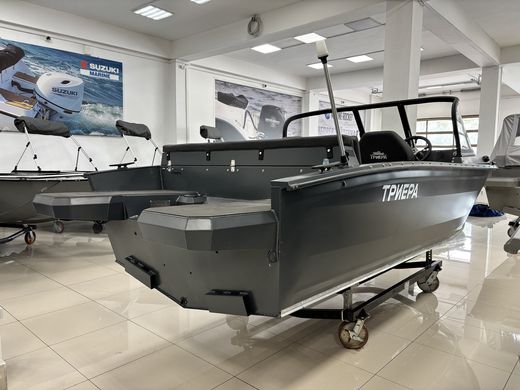 Моторная лодка, Триера 460 BR_new, серый