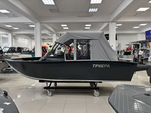 Моторная лодка, Триера 460 BR_new, серый