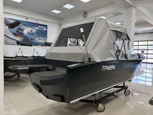 Моторная лодка, Триера 460 BR_new, серый