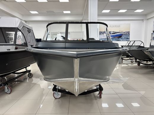 Моторная лодка, Триера 460 BR_new, серый