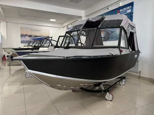 Моторная лодка, Триера 460 BR_new, серый