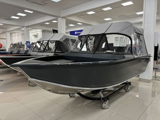 Моторная лодка, Триера 460 BR_new, серый